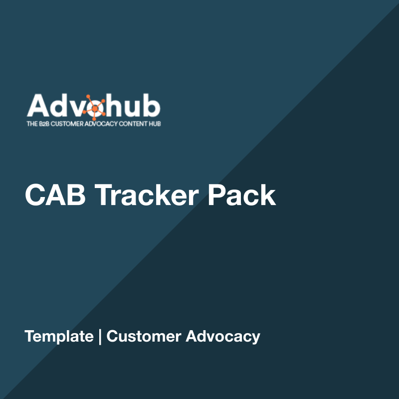 Customer Advisory Board Tracker Pack