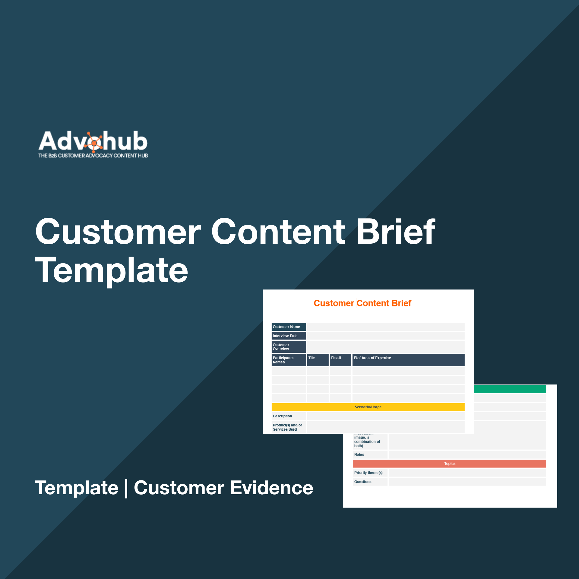 Customer Content Brief Template